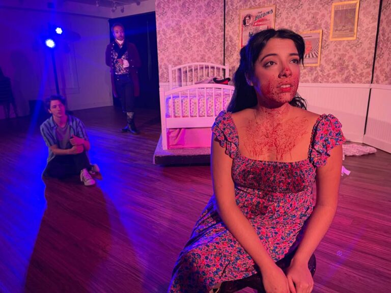 This Bridge Theatre Louisville Kentucky community theatre company production of Over My Dead Body