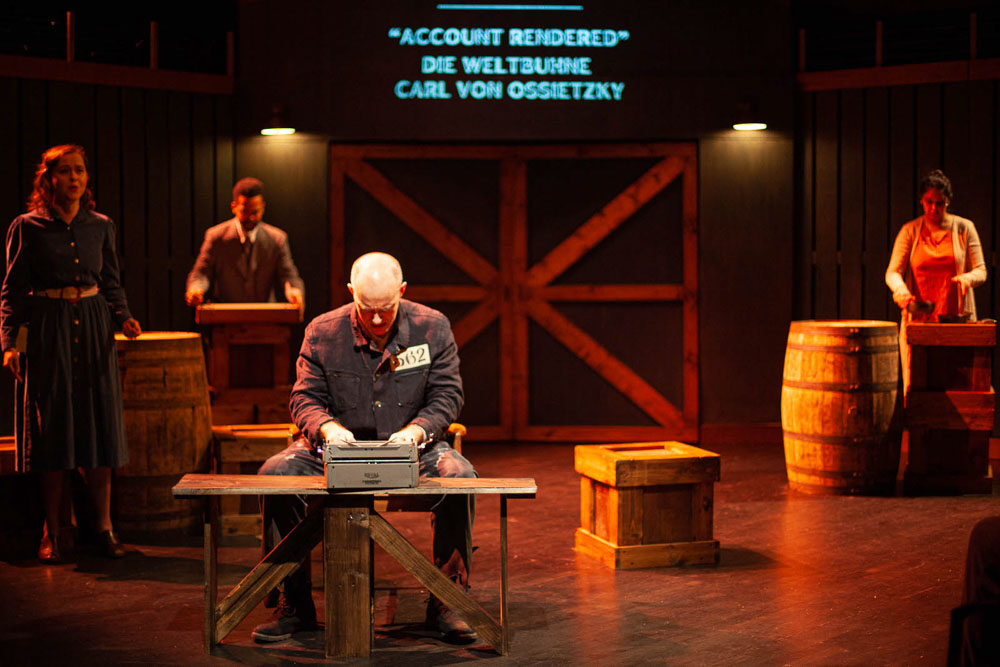This Bridge Theatre Louisville Kentucky local community theatre company production of Ossietzky