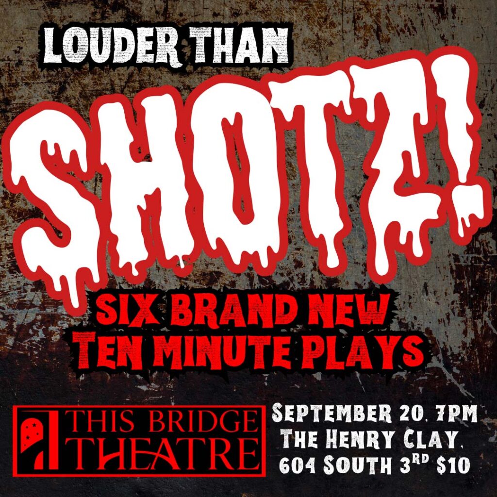 Louder than Shotz postcard