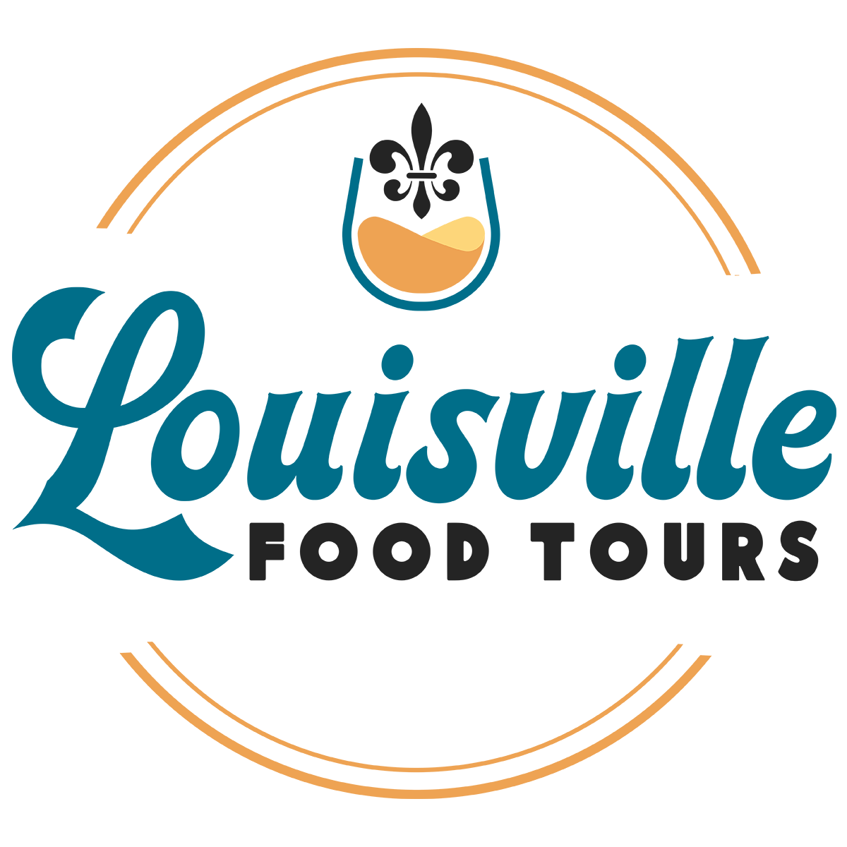 Louisville Food Tours logo, sponsor of This Bridge Theatre